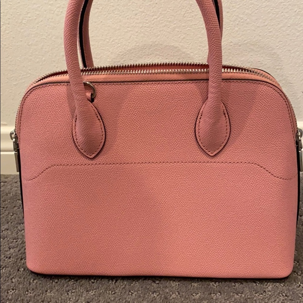 Rose colored M.I.L.A. Purse satchel handbag - Picture 4 of 5